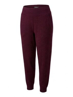Soma Sweater Jogger Merlot Size Large Knit Recycled Yarn Elastic Waist Pockets